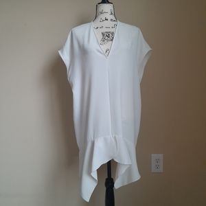 IRO Gameen mini dress white ivory oversized sleeveless womens 36 US S